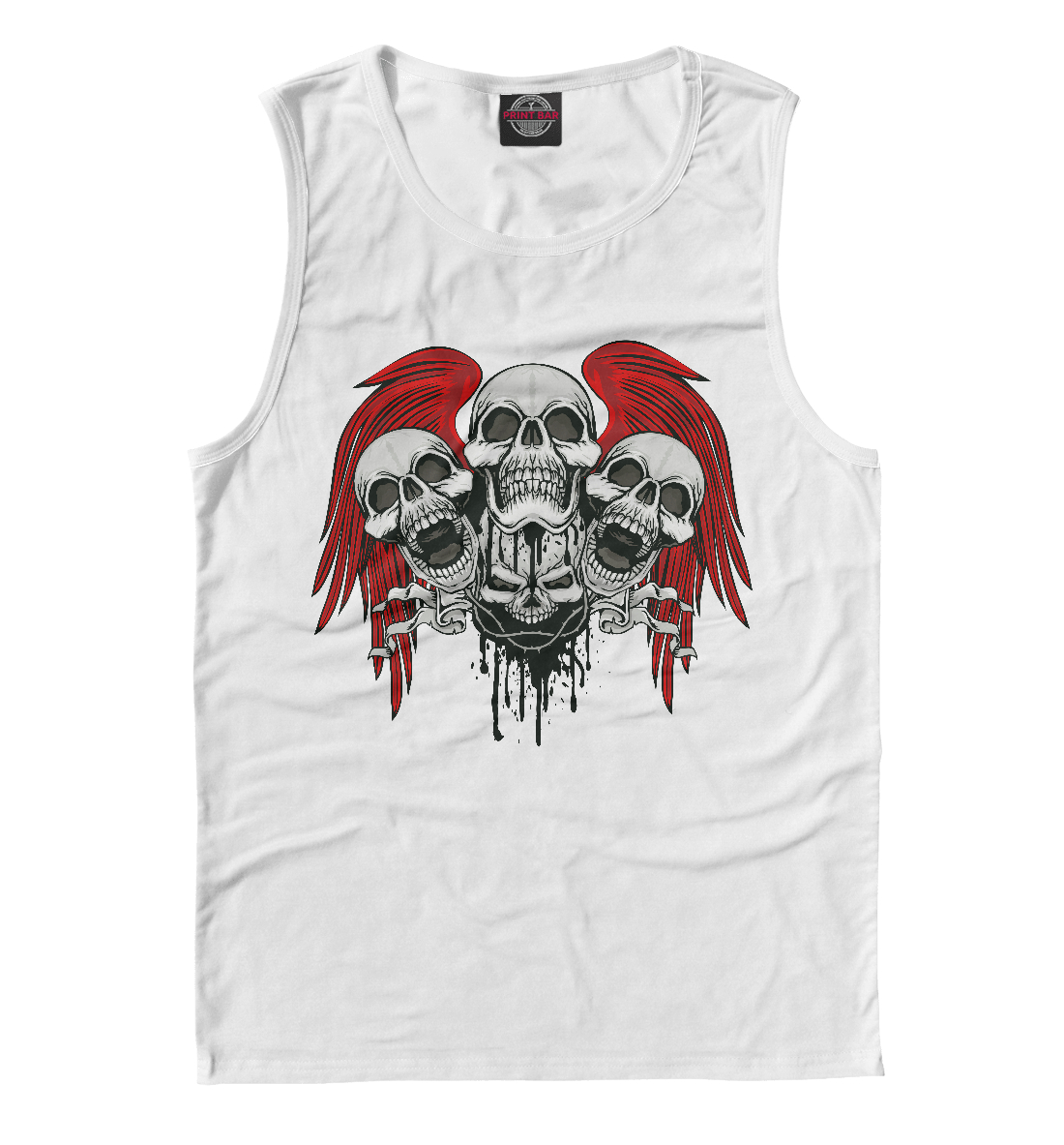 

Skull and wings