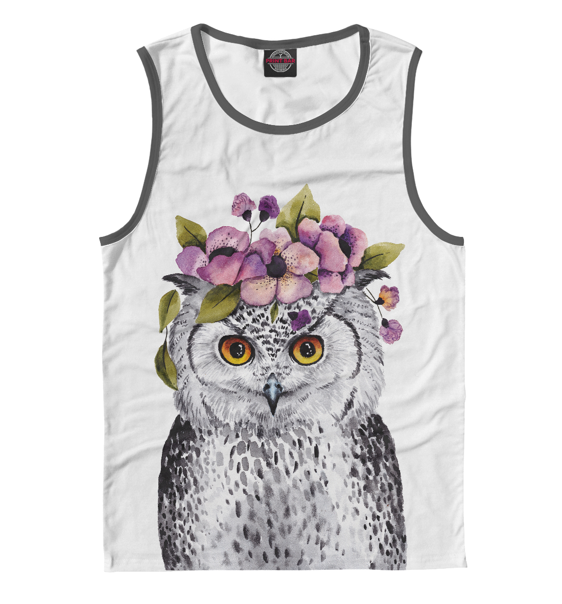 

Совушка с цветами