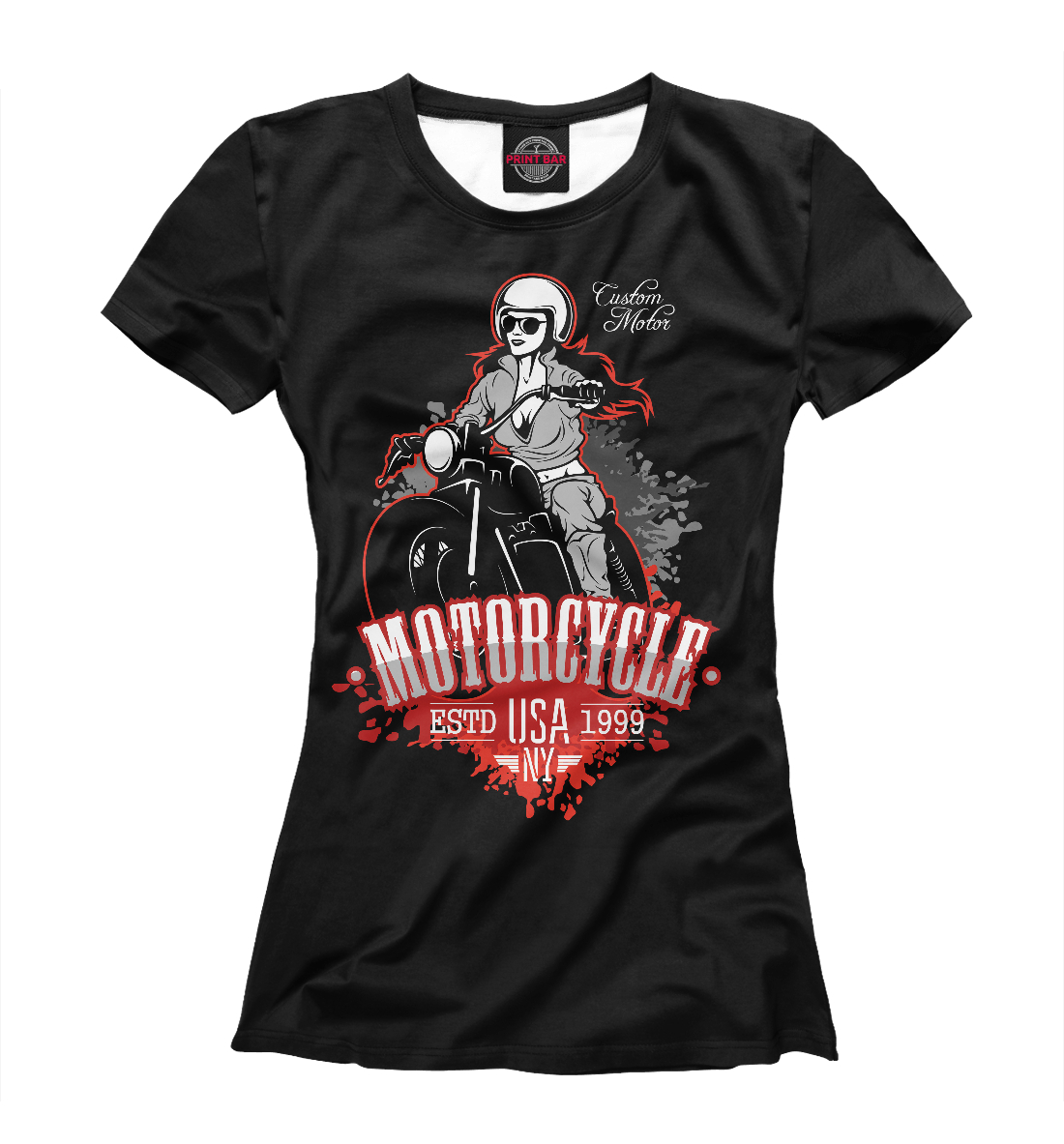 

Girl motorcyclist