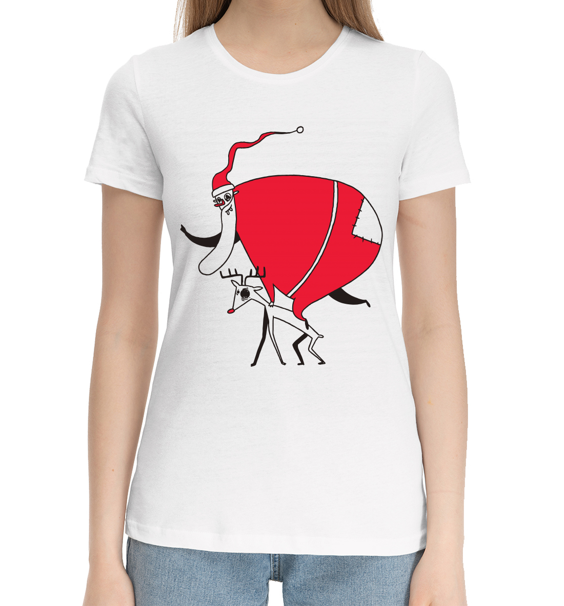 

Санта и олень