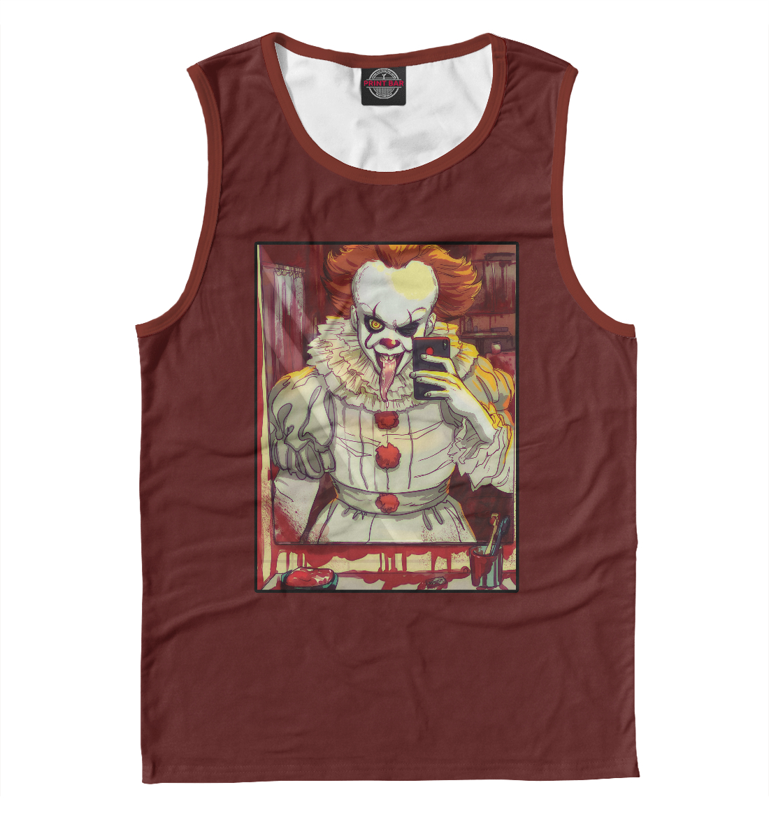 

Клоун из оно делает селфи