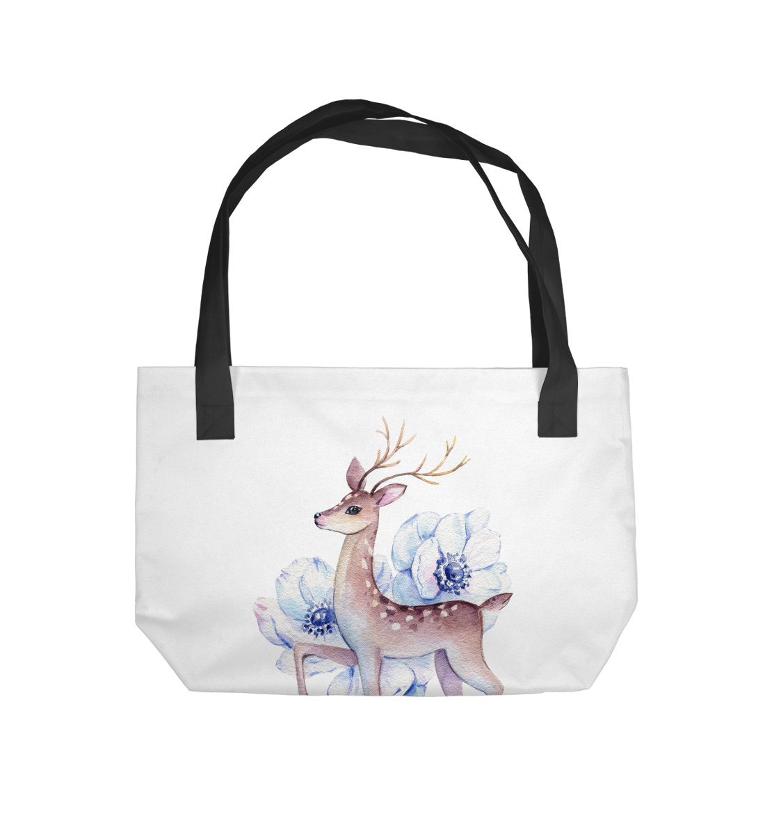 

Deer and flowers