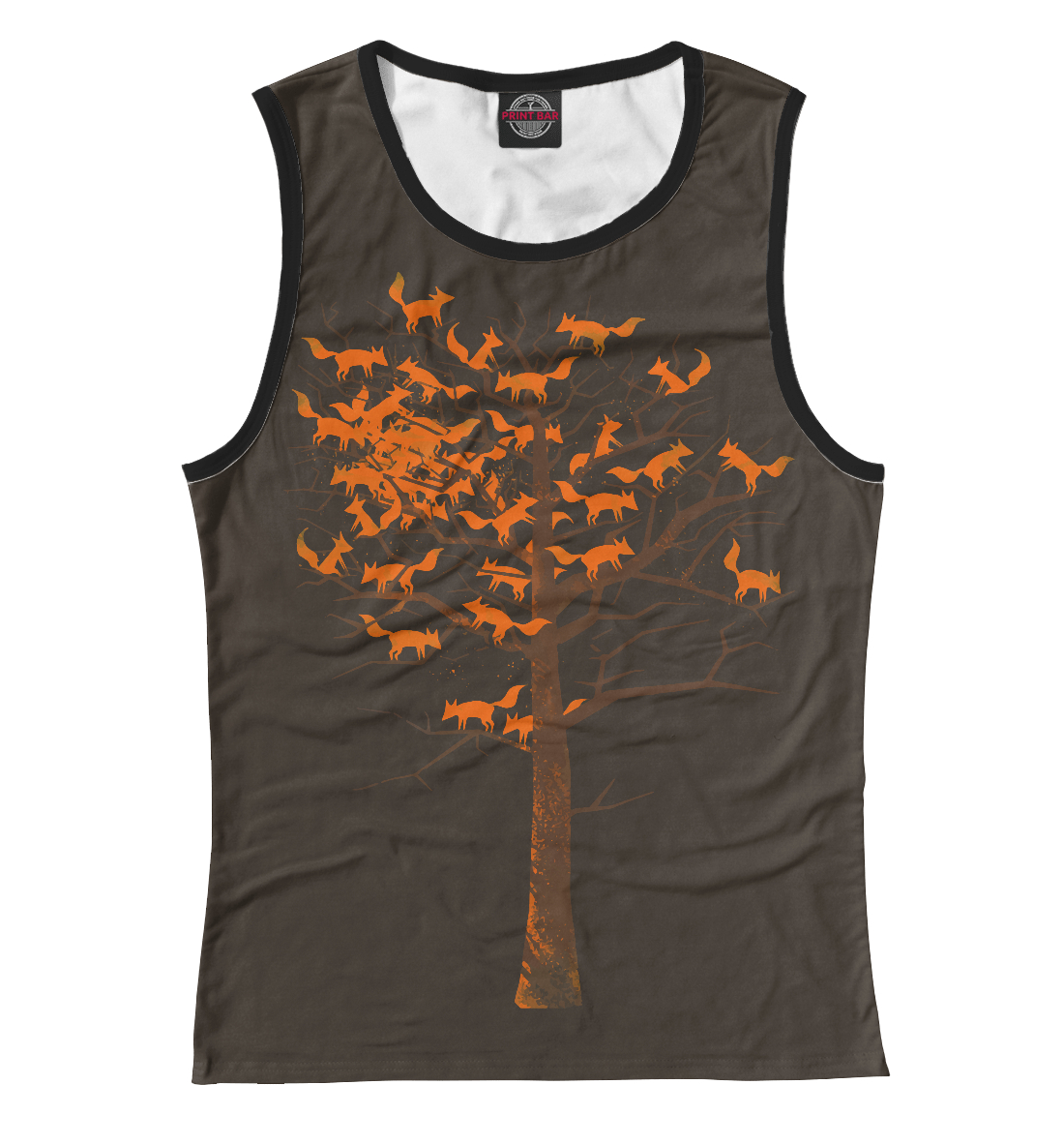 

Лисички на дереве