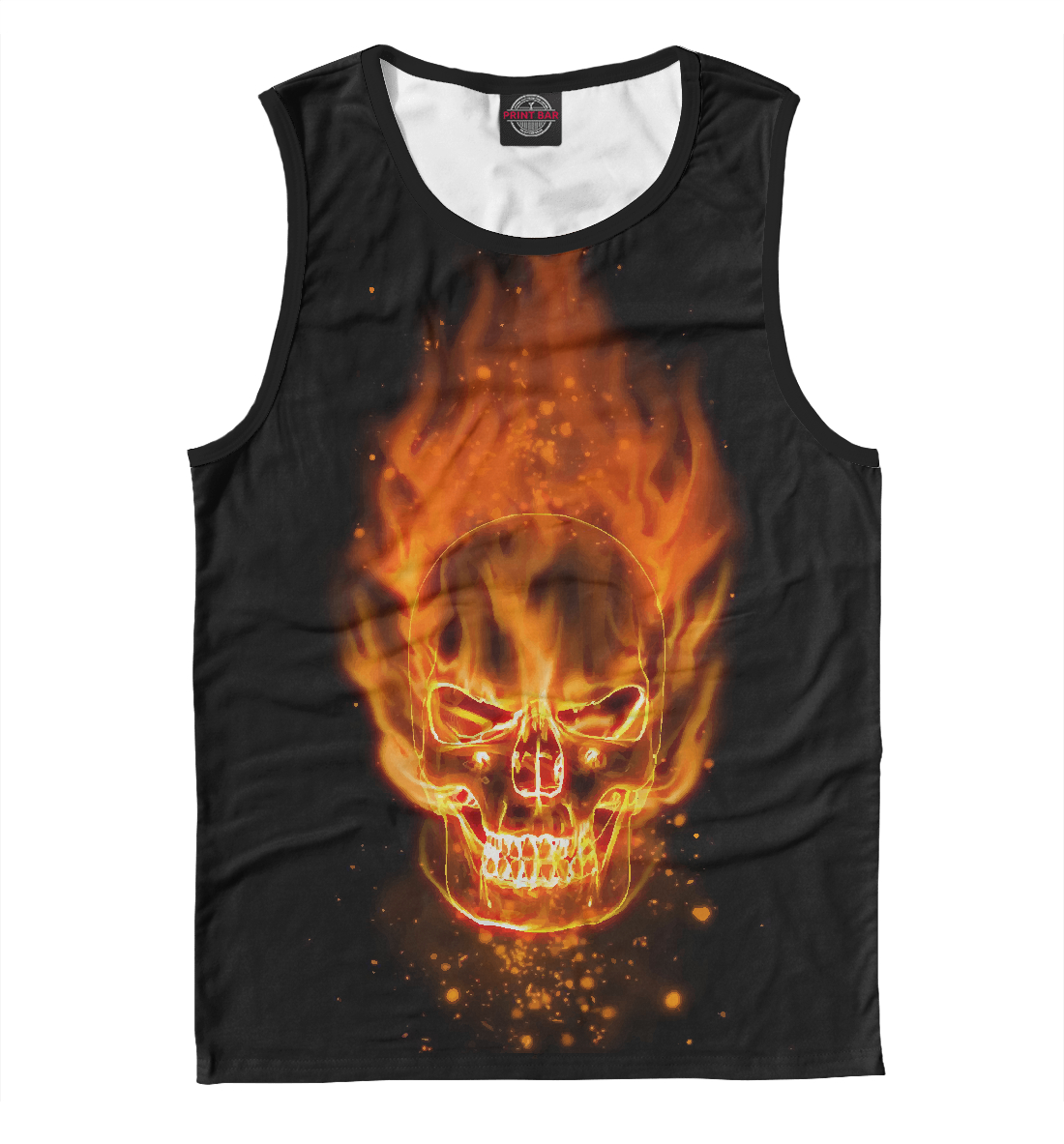 

Череп в огне