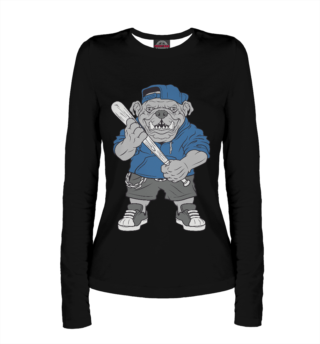 

Свирепый питбуль бейсболист