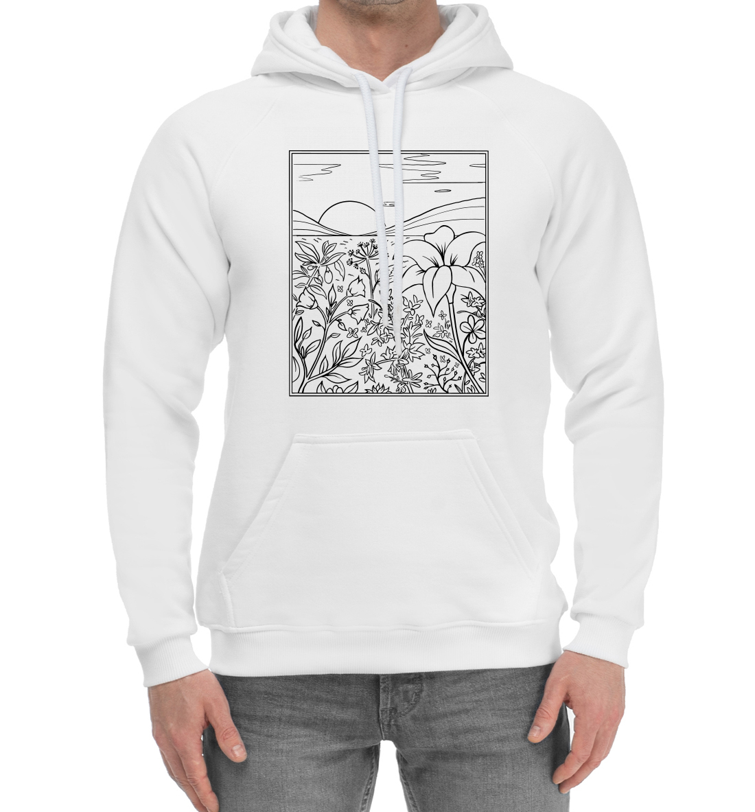 

Пейзаж в стиле Line Art