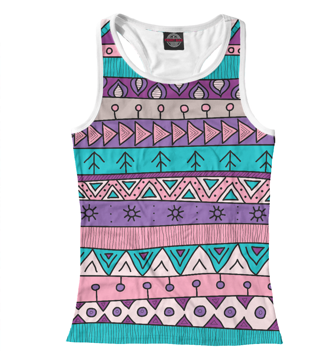 

Голубые этнические полосы