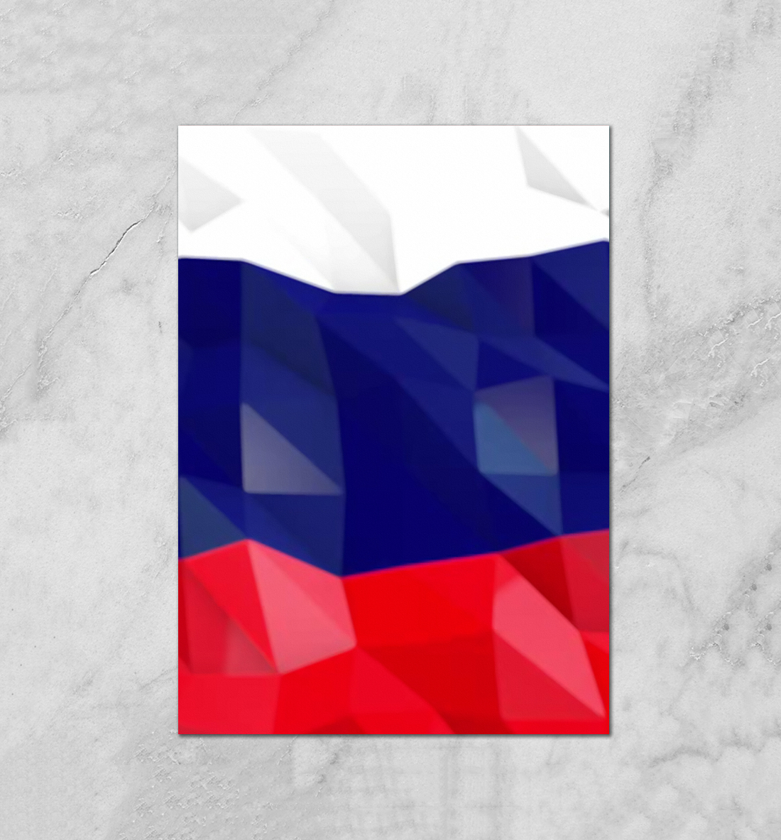 

Флаг России полигоны