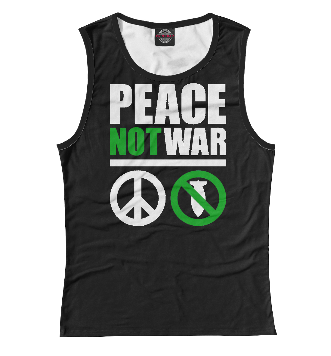 

Peace not war white