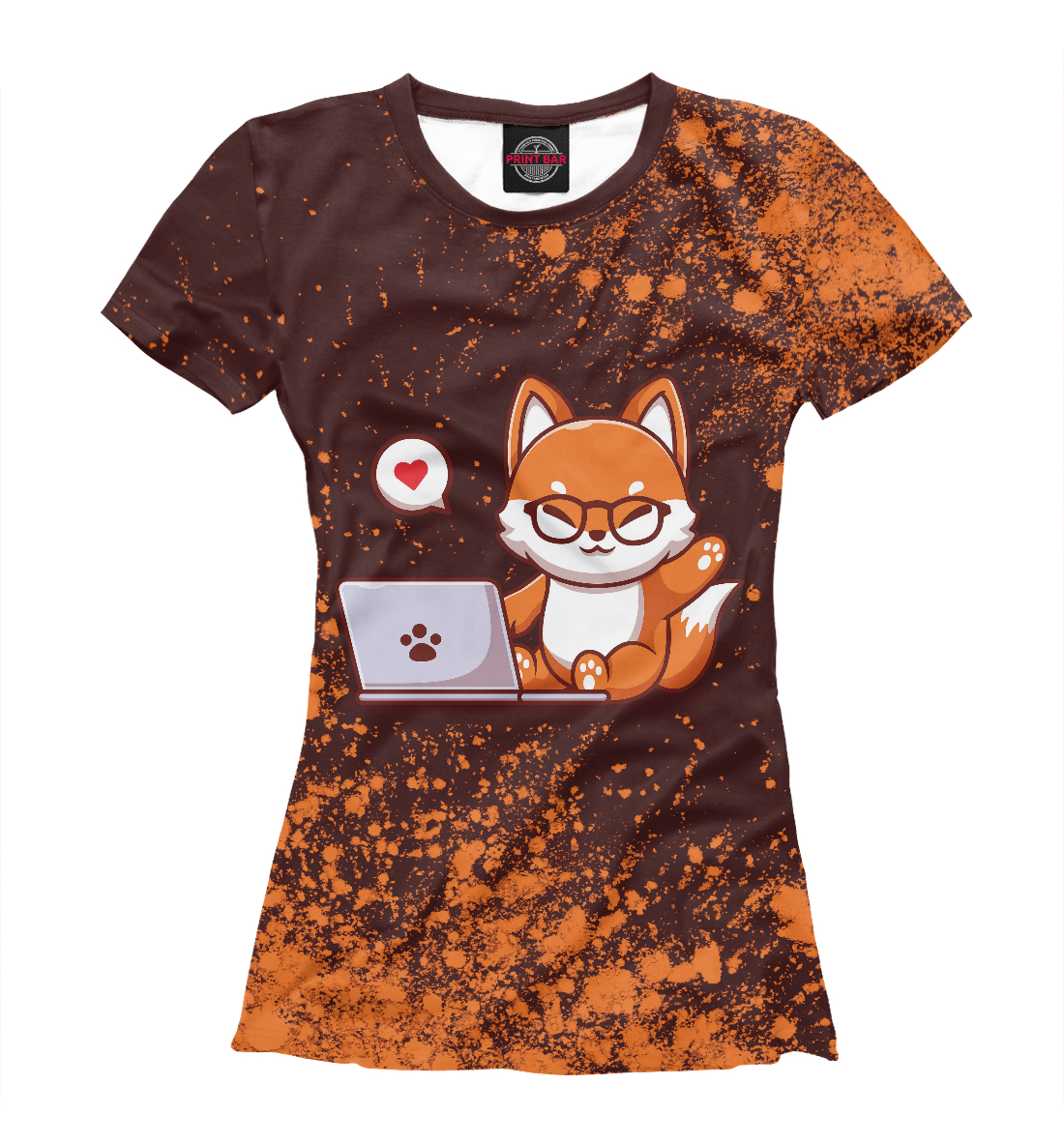

Fox - With Laptop - Exposion