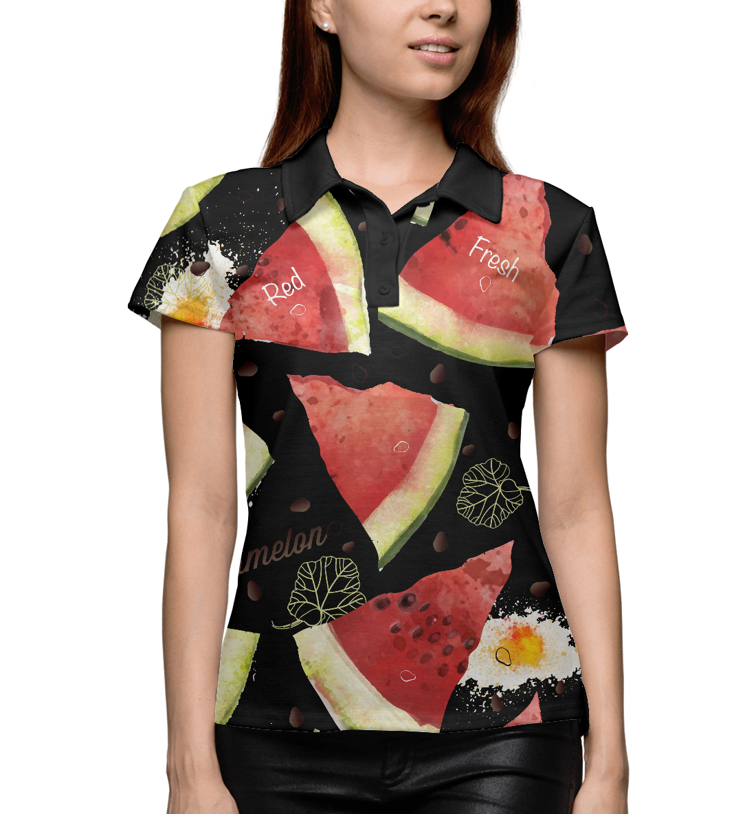 

Арбузные куски, акварель