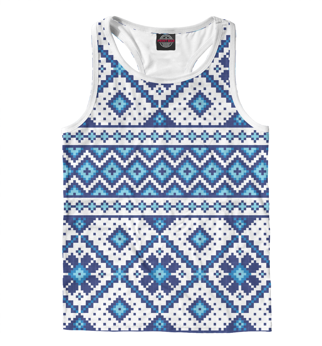 

Пиксельная гжель