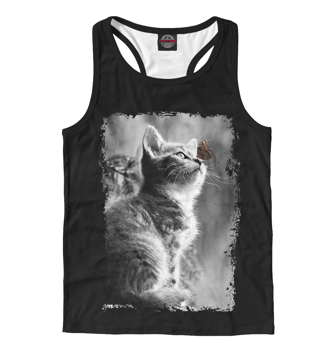 

Котенок и бабочка