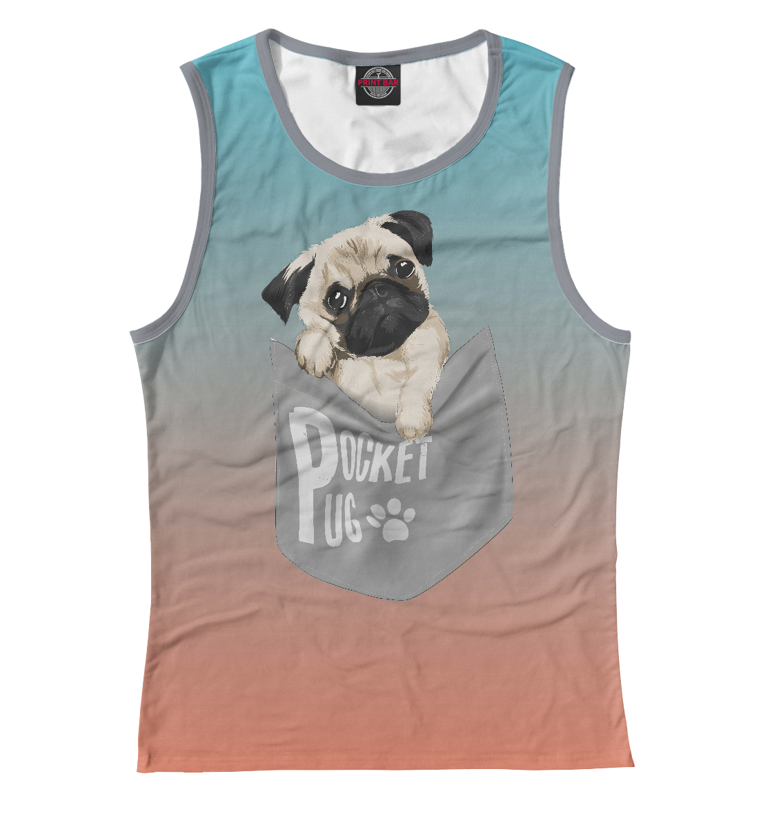 

Карманный мопс