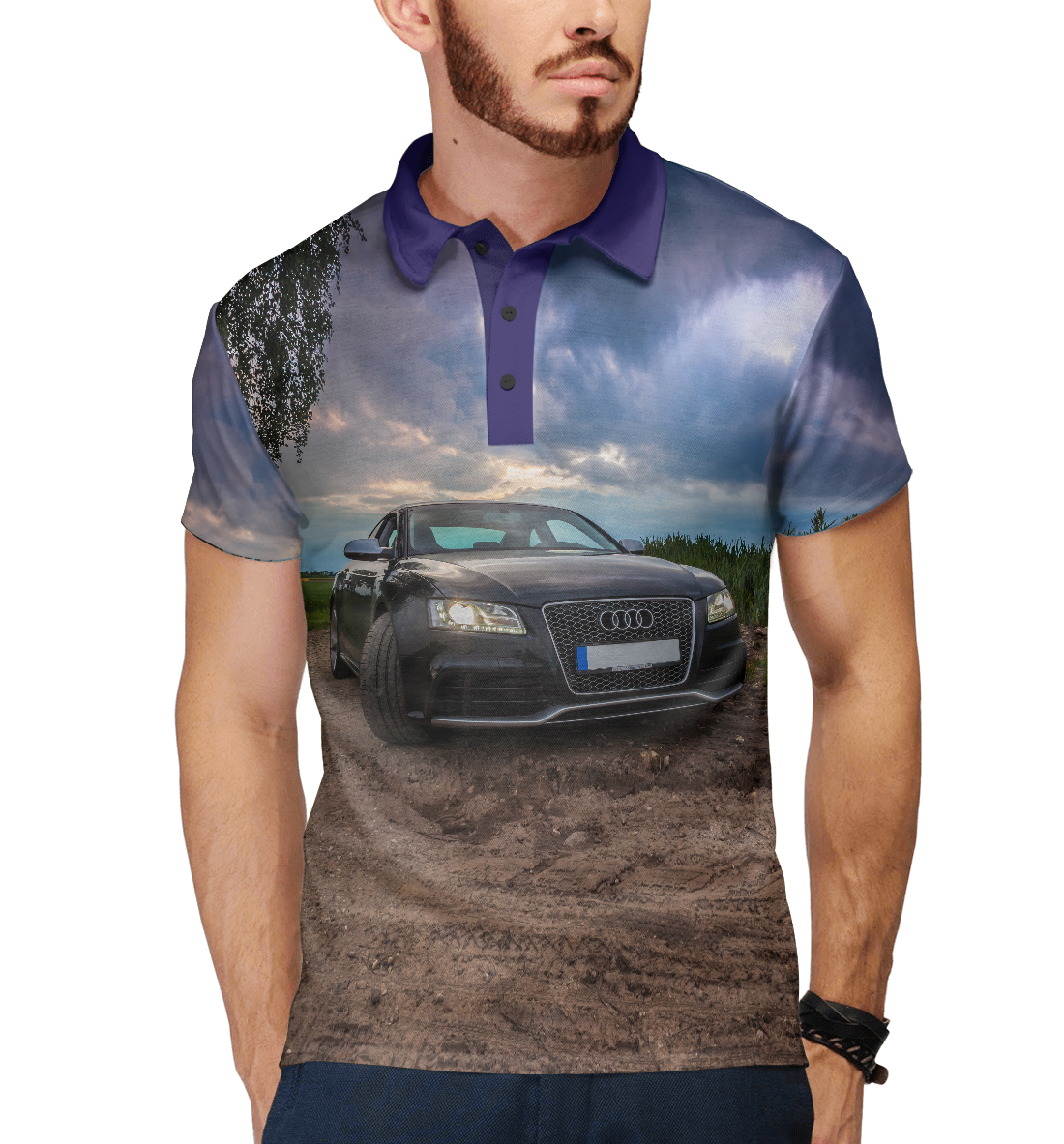 

Audi и грозовые тучи