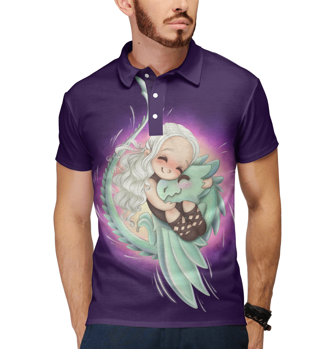 

Маленькая Дейенерис Таргариен с дракончиком