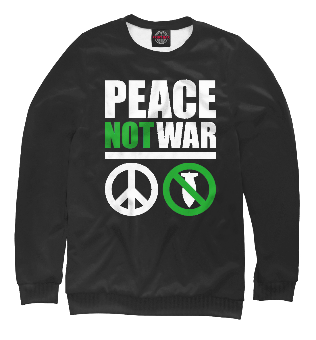 

Peace not war white