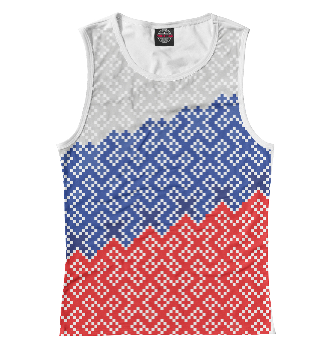 

В цветах флага России