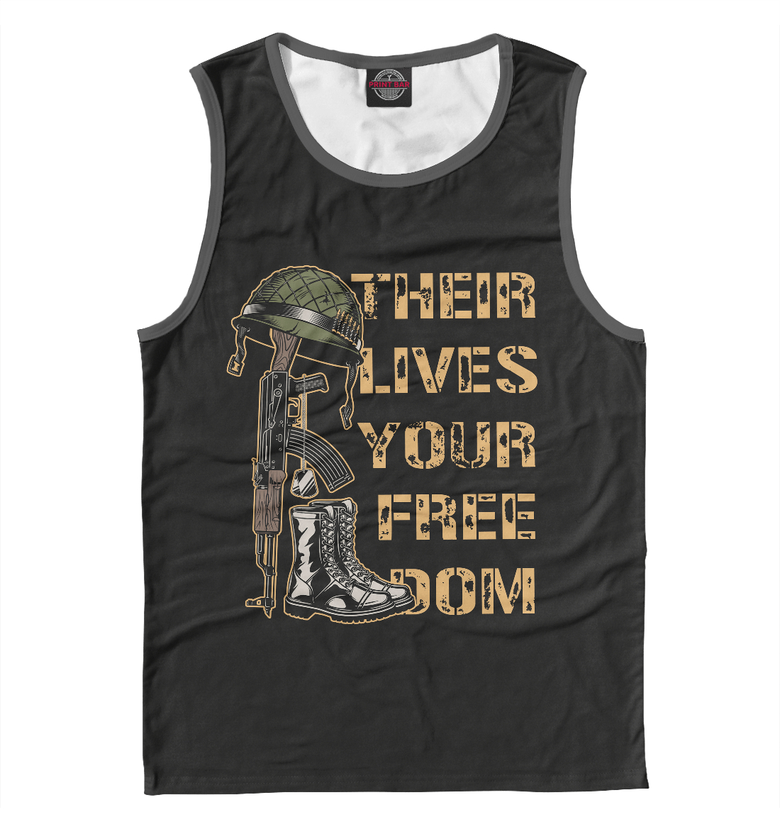 

Their lives your freedom