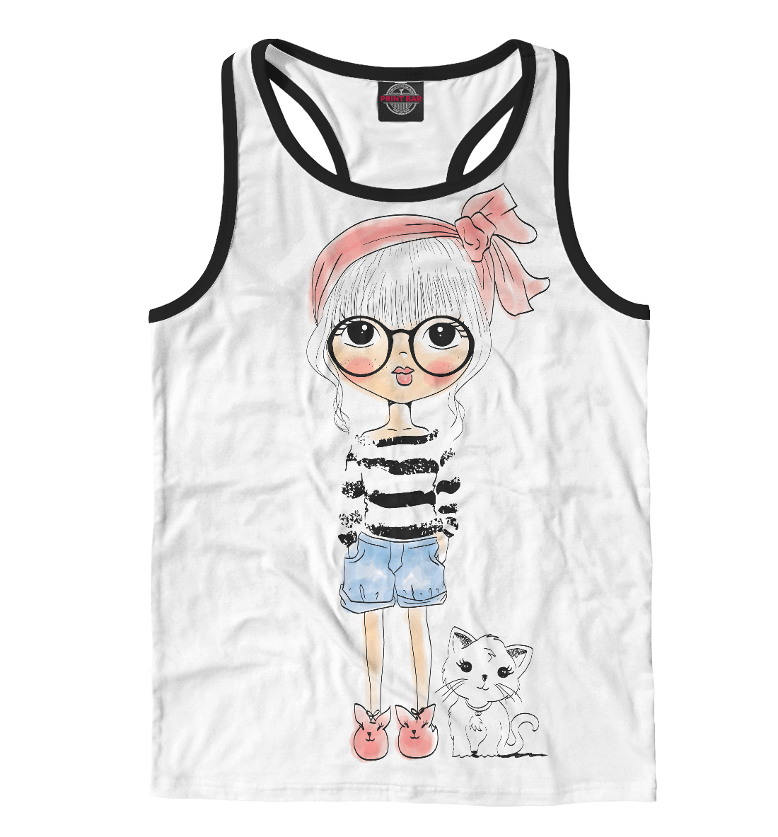 

Девочка и котик