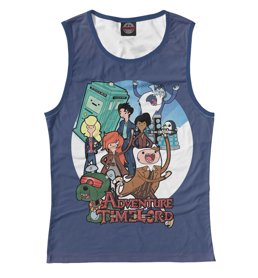 

Adventure time в стиле Доктор Кто