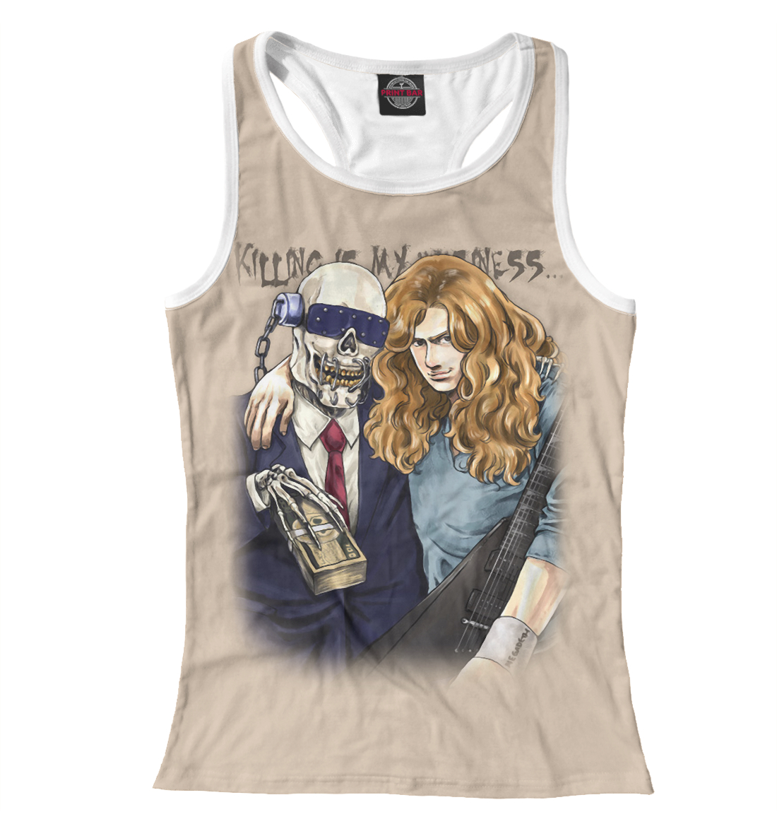 

Dave Mustaine and Vic Rattlehead