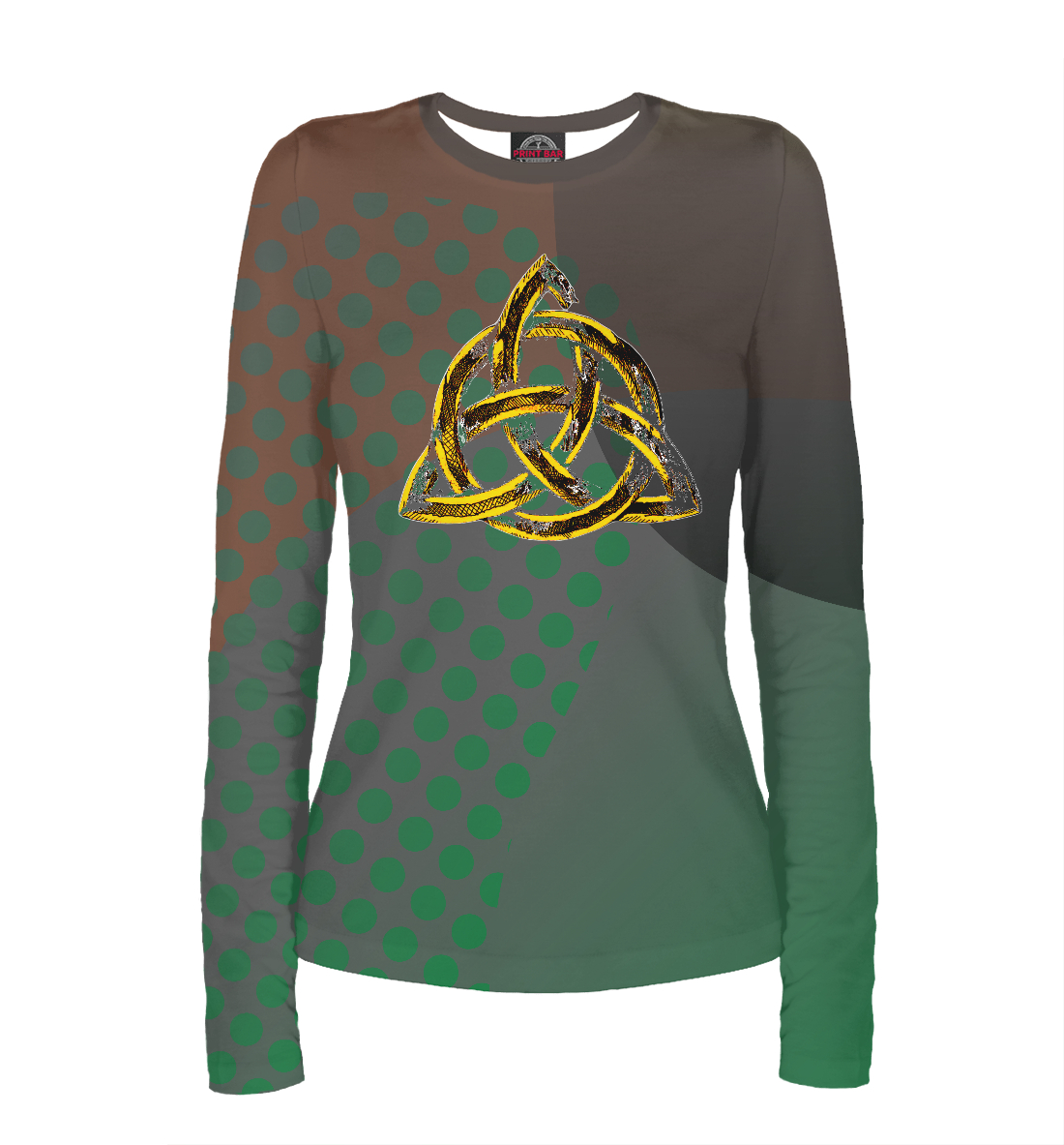 

Триглав оберег камуфляж-лес