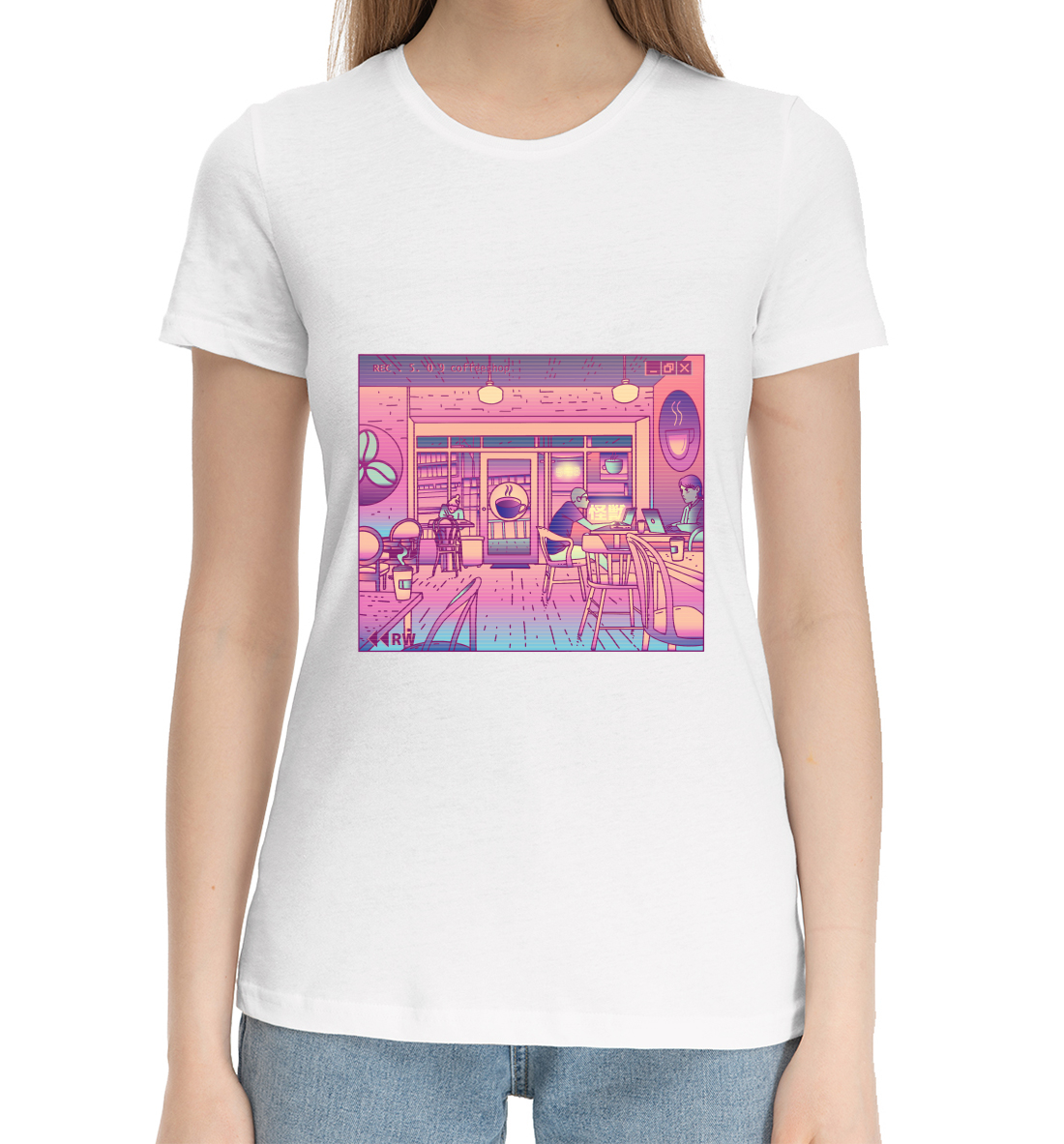 

Vaporwave Coffeeshop