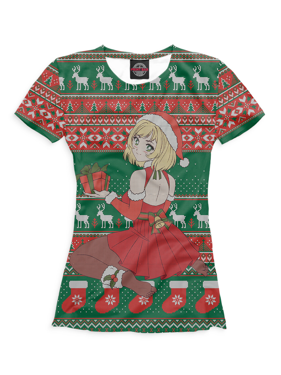 

Аниме девушка санта