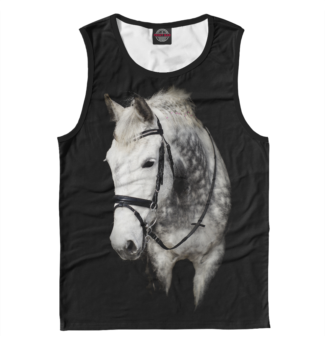 

Серый в яблоках конь