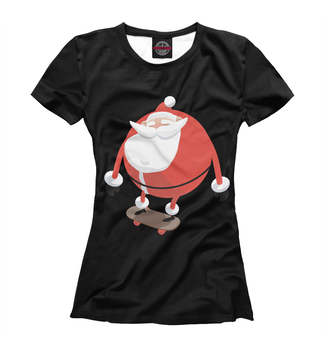 

Дед Мороз на скейте