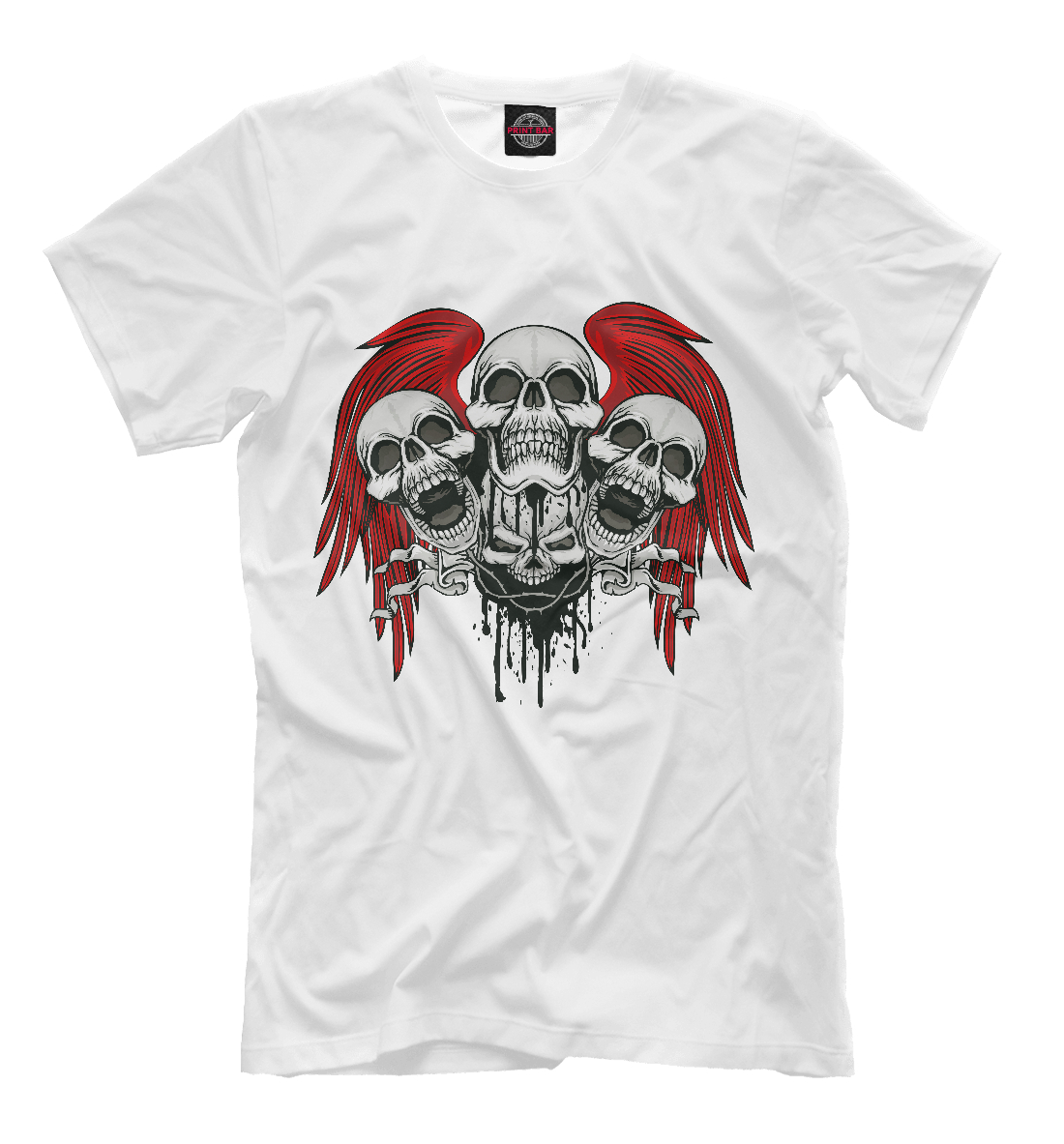 

Skull and wings