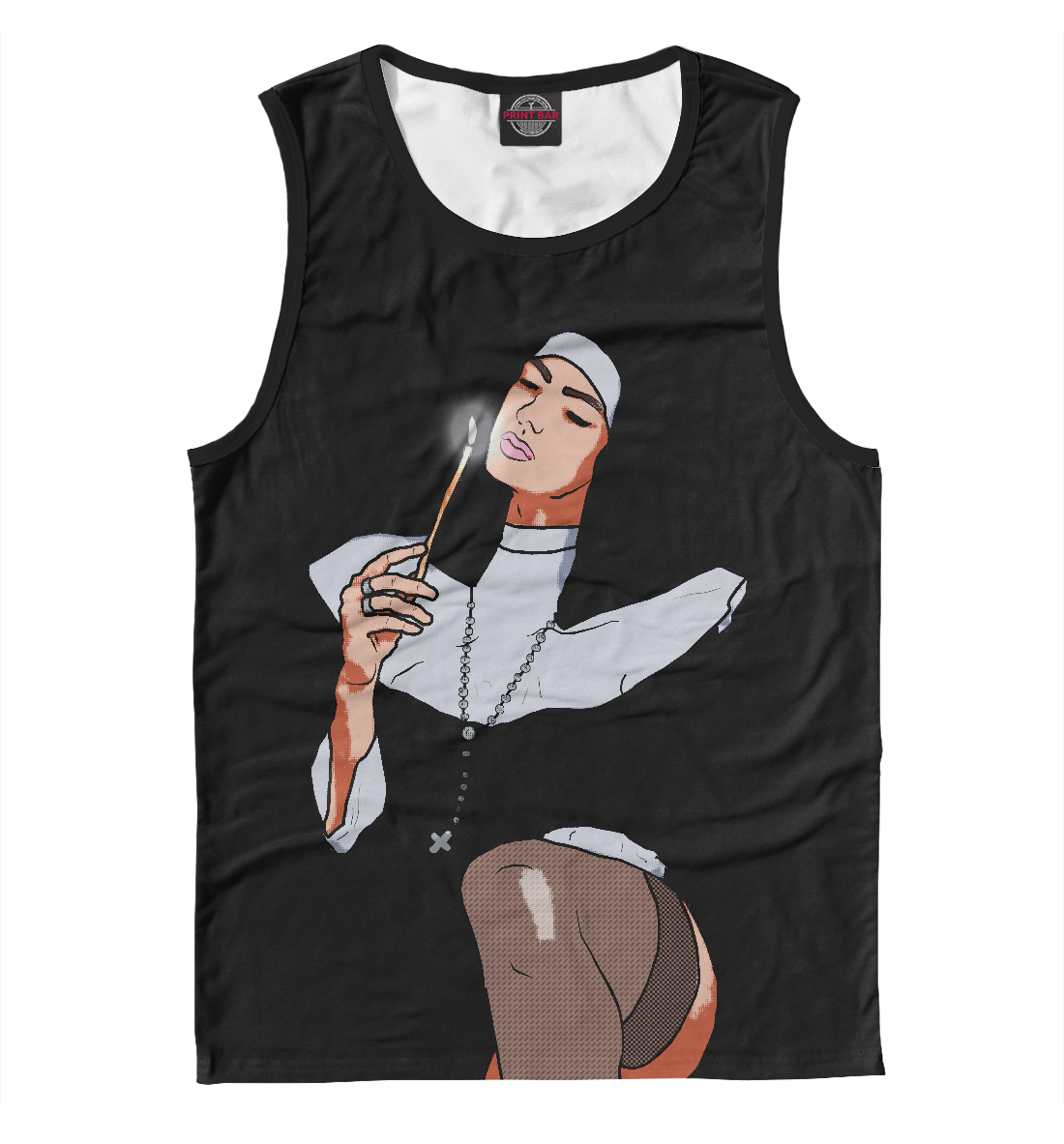 

Монашка со свечой