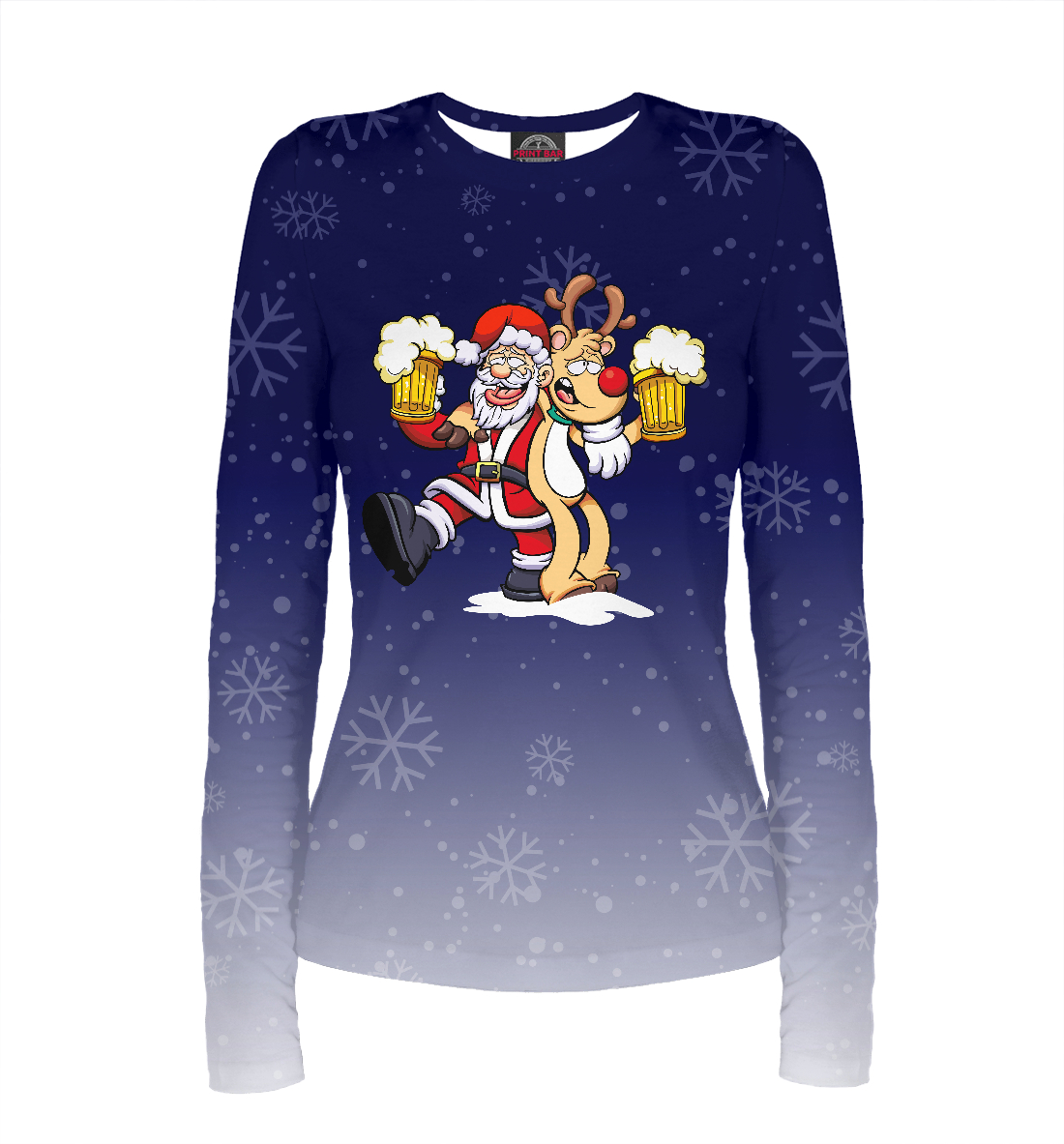 

Санта и олень