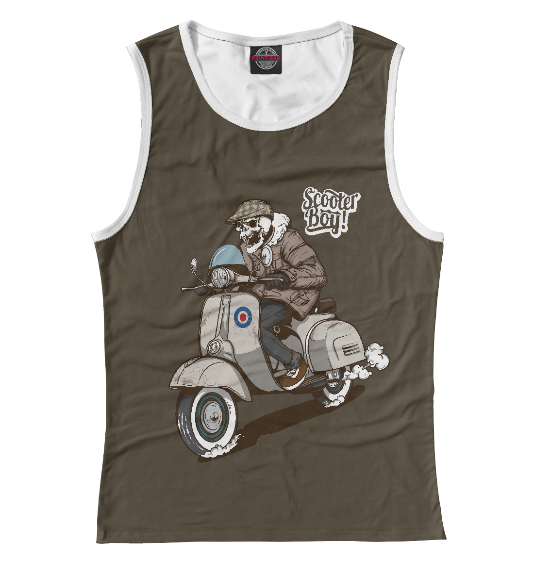 

Скелет на Скутере