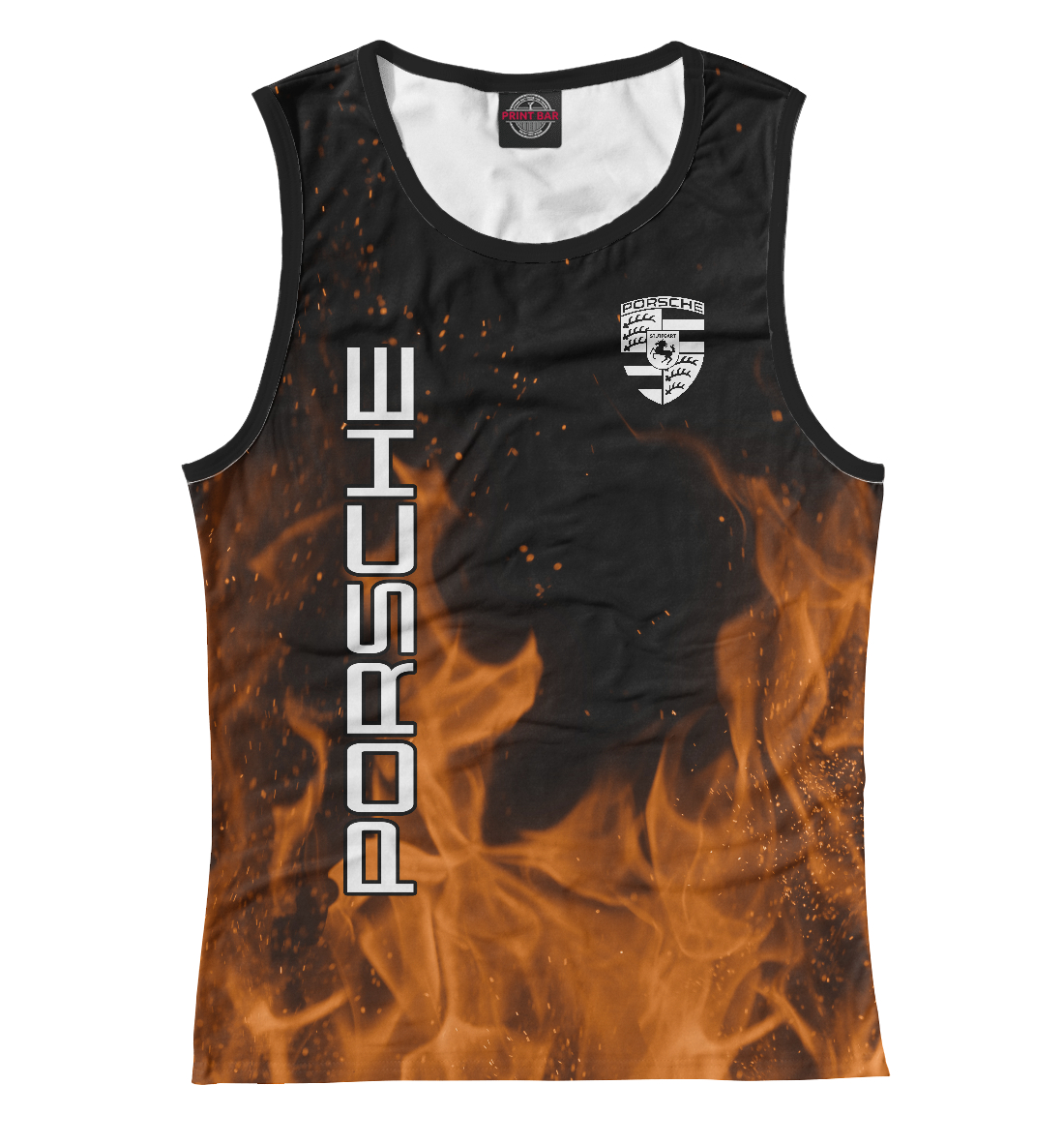 

Porsche yeallow fire