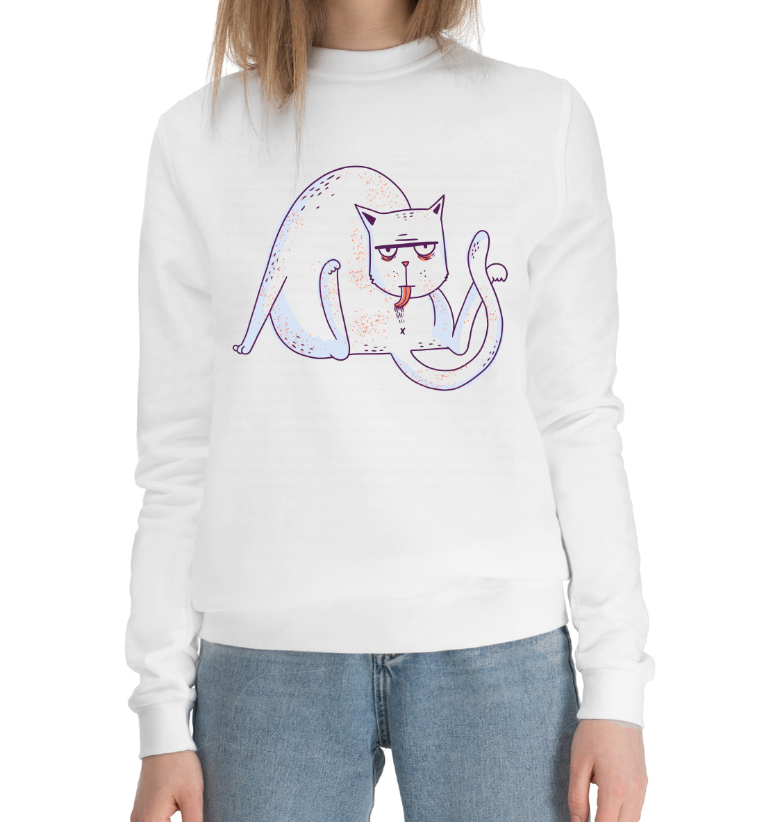 

Кот умывается