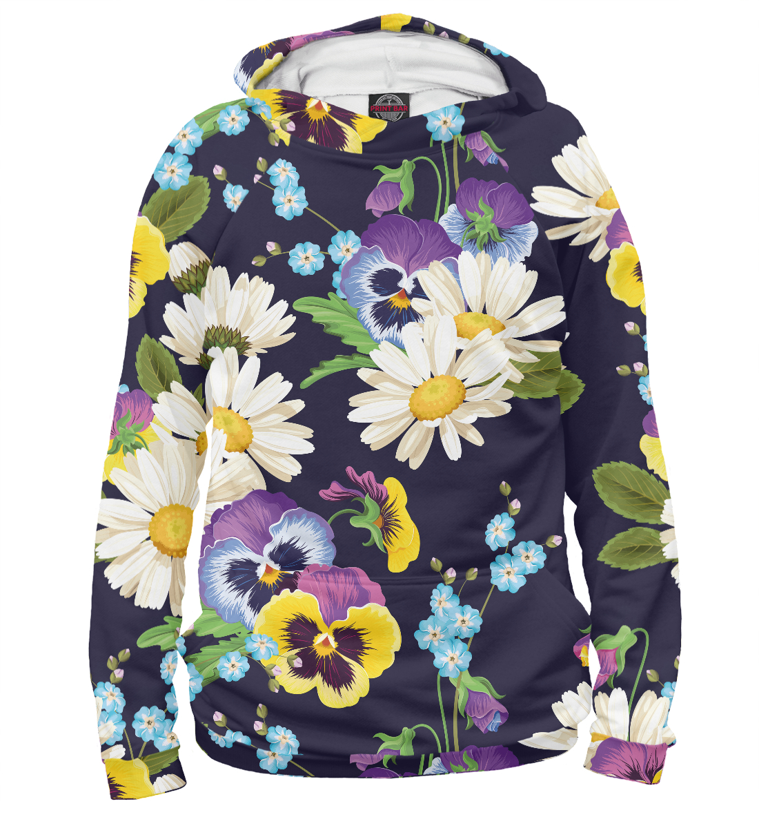 

Анютины глазки и ромашки