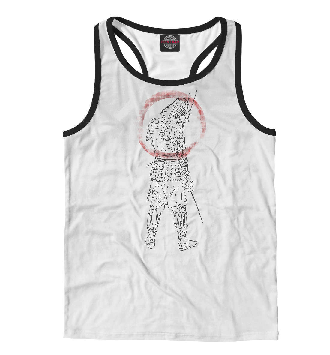 

Самурай лайн-арт