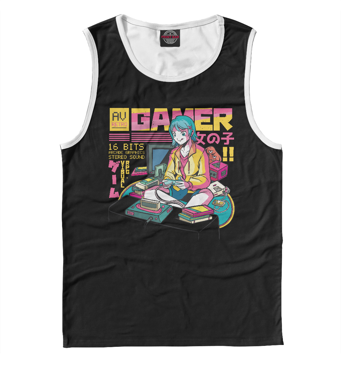 

Anime gamer girl