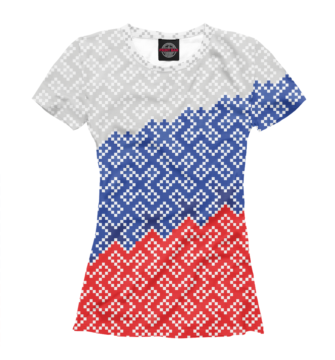 

В цветах флага России