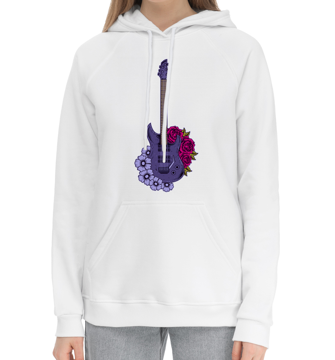 

Гитара и цветы