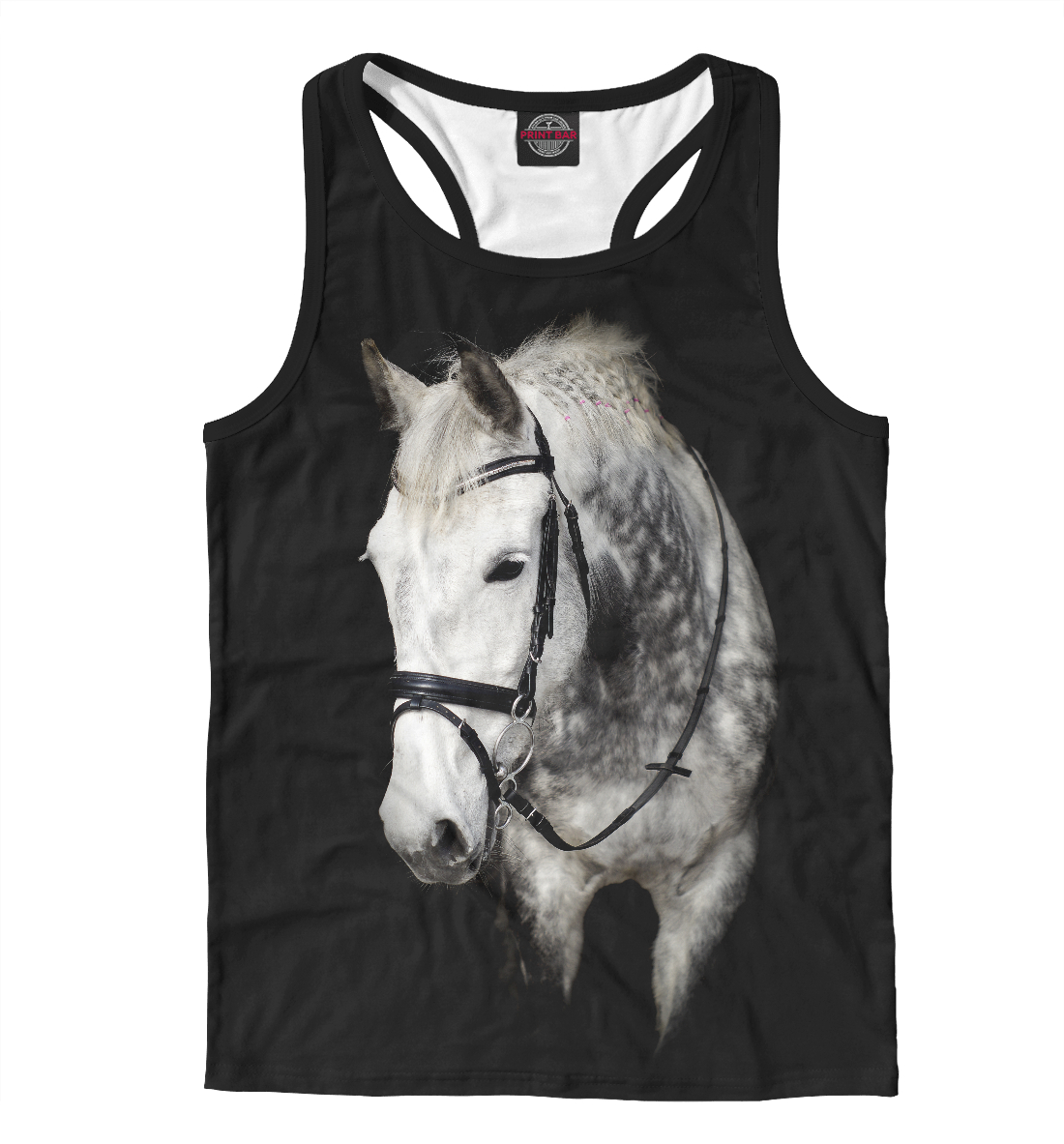 

Серый в яблоках конь