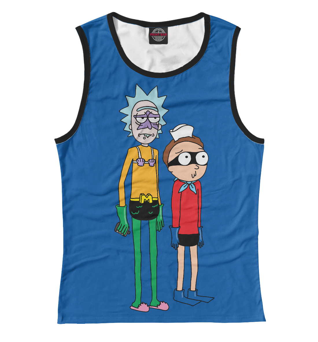 

Рик и Морти под водой