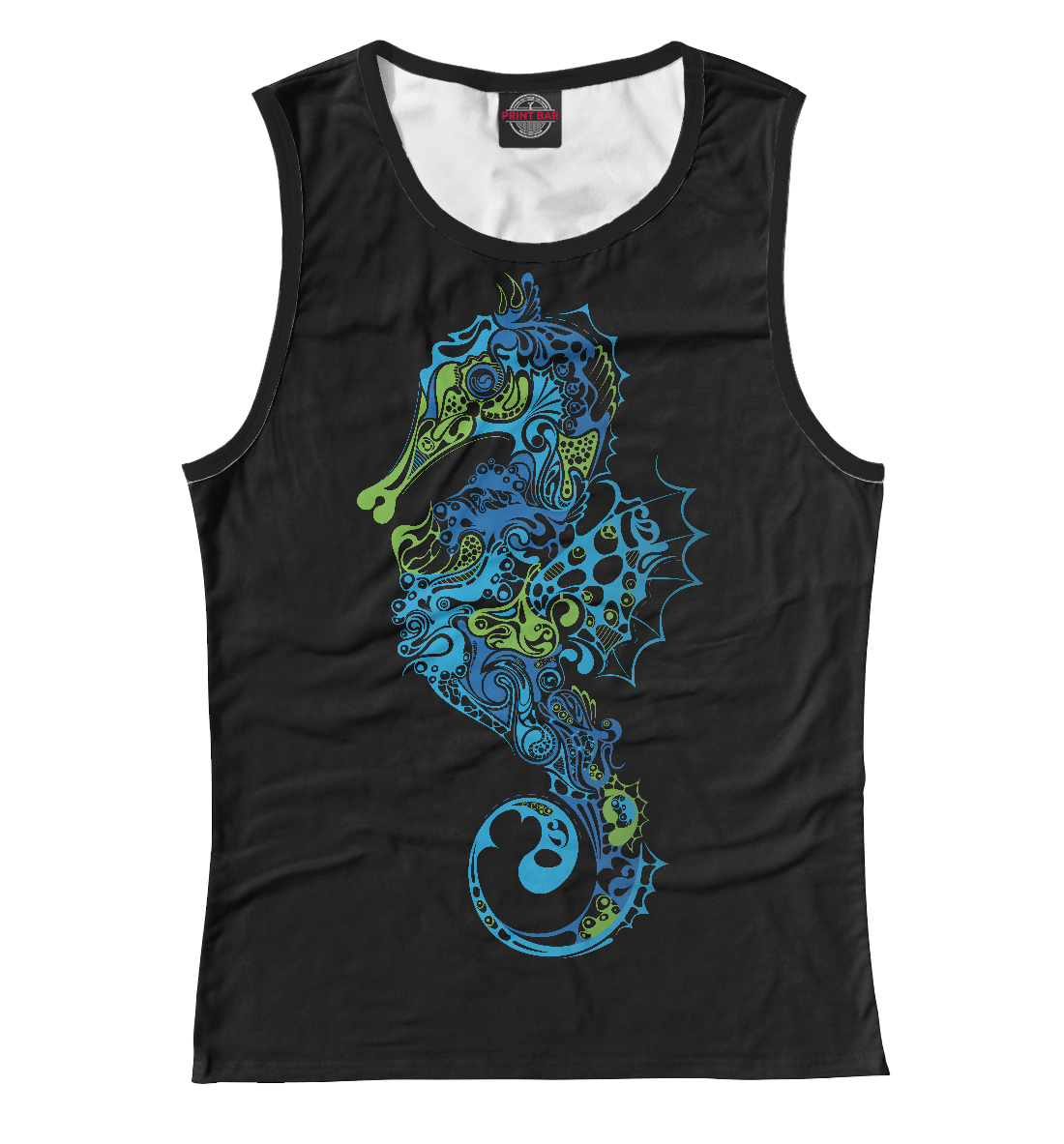 

Bright sea horse