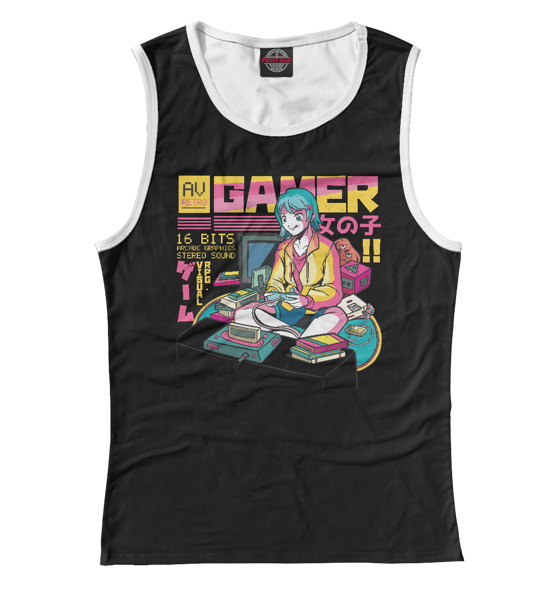 

Anime gamer girl