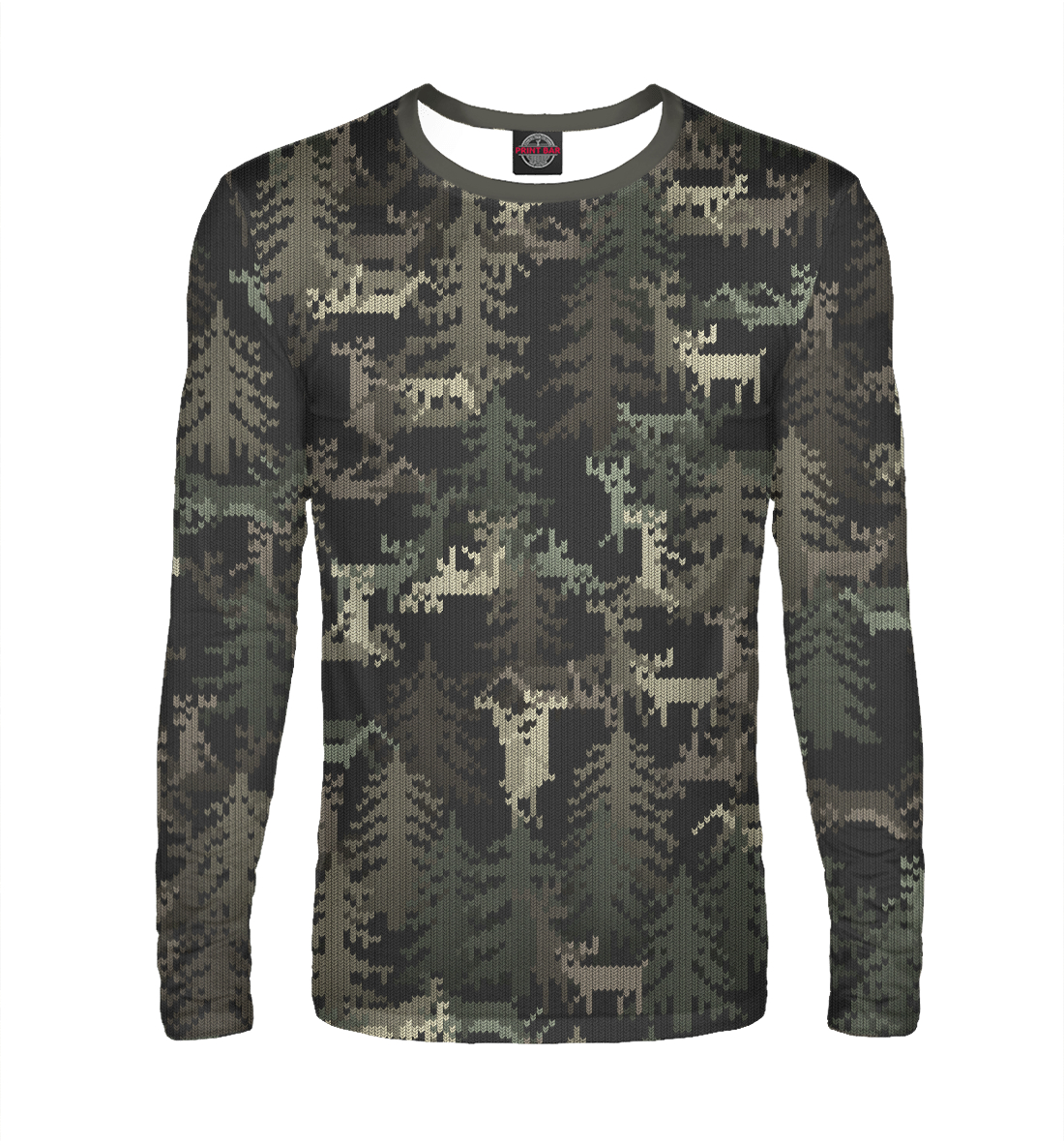 

Вязаный камуфляж с неприличными оленями