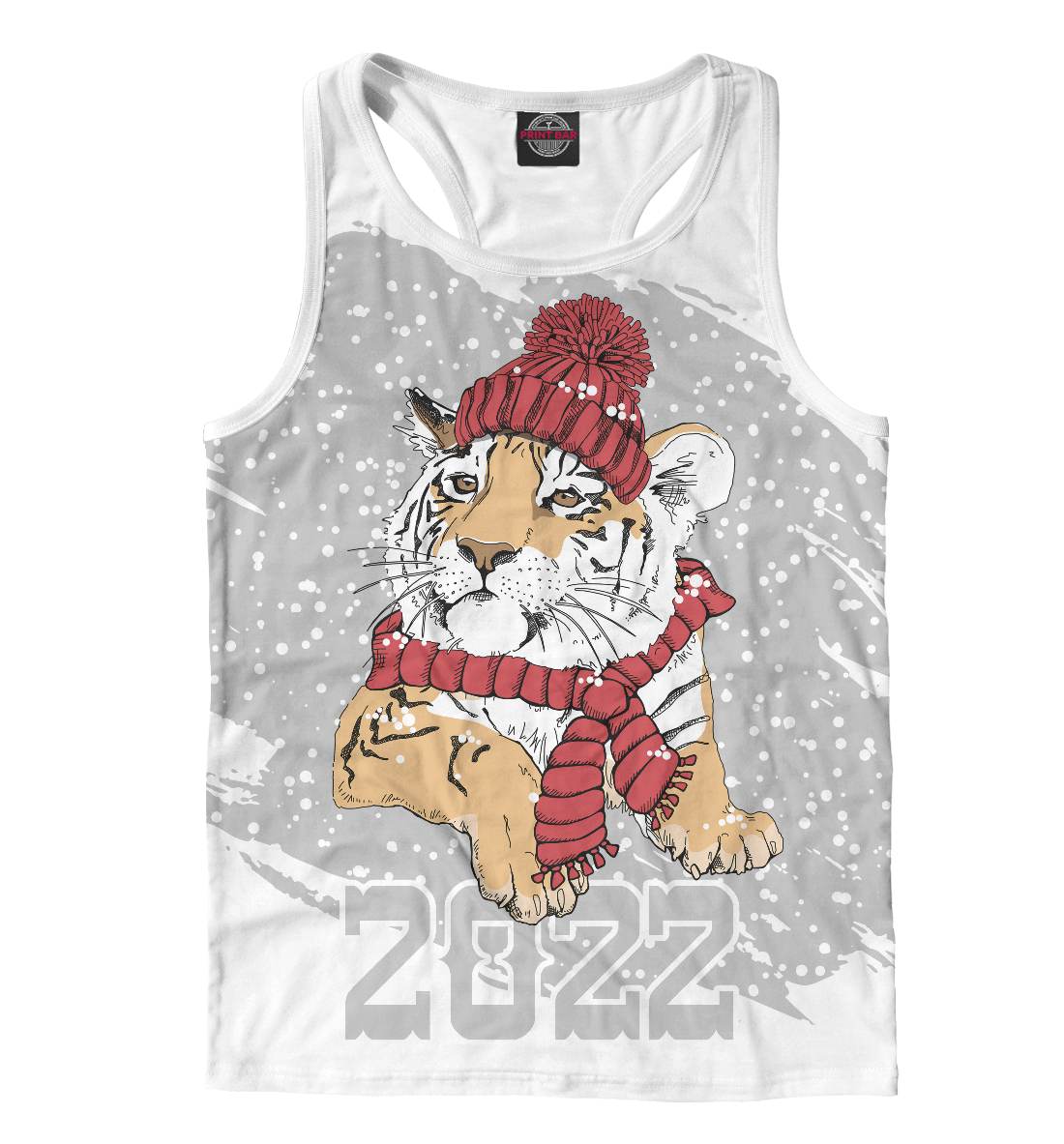 

Тигр в красной шапке