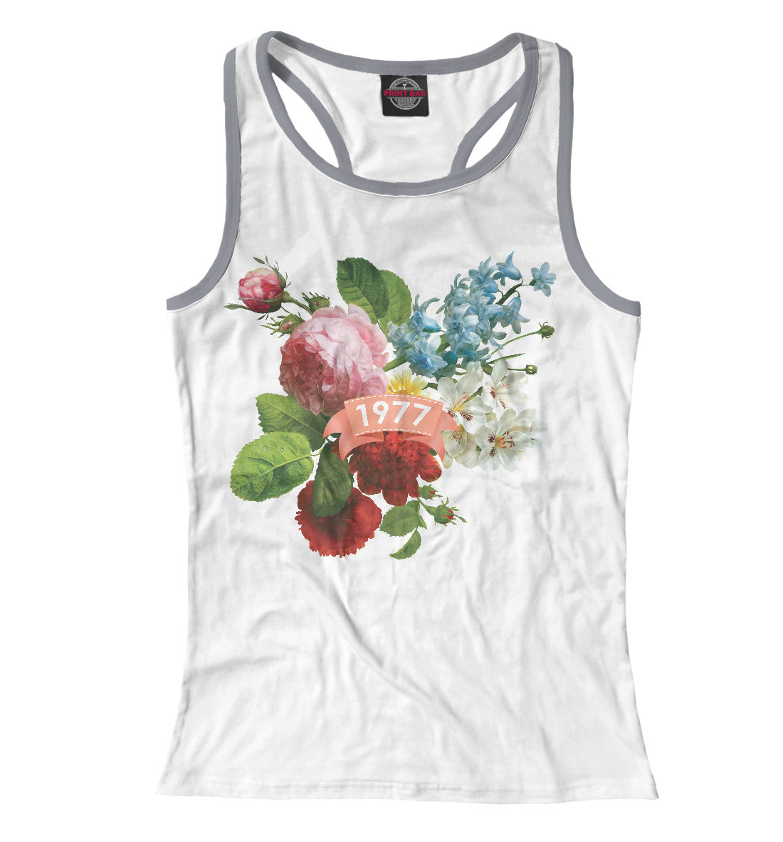 

1977 год, букет летних цветов