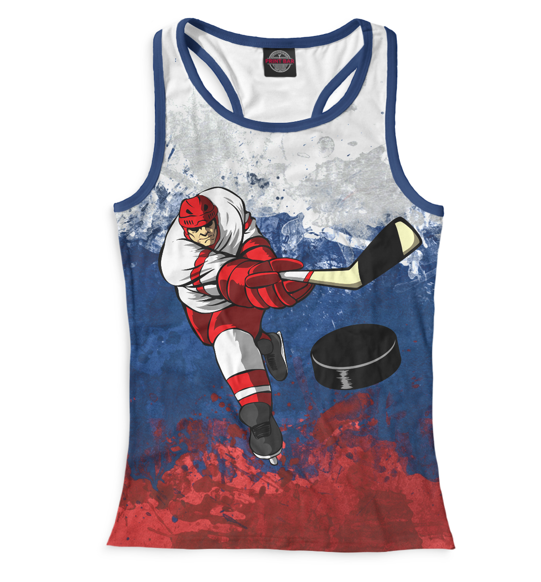 

Хоккеист и триколор